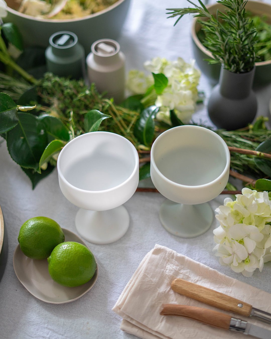 blanc + dove | mecc | silicone unbreakable cocktail glasses