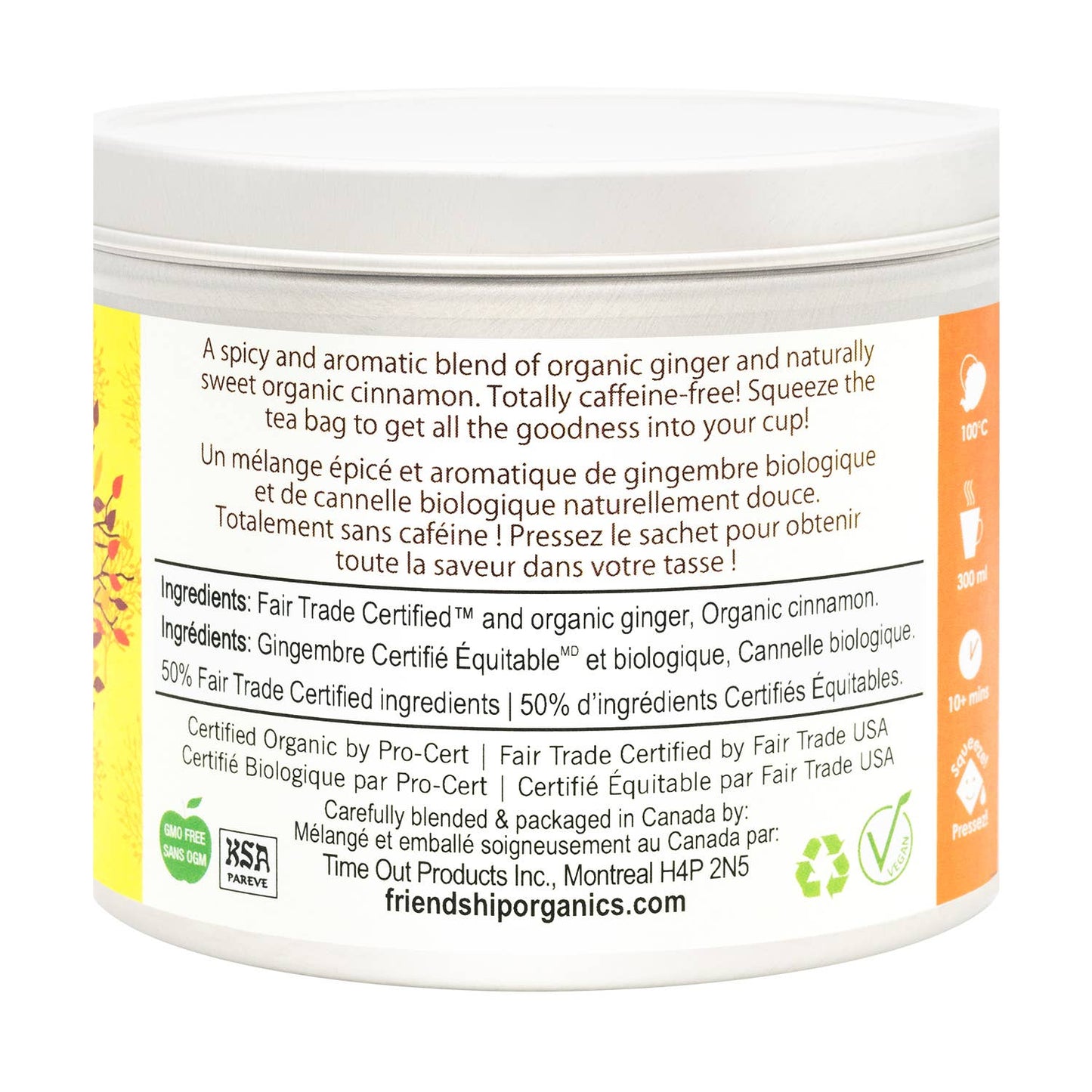 Ginger Cinnamon Herbal Tea