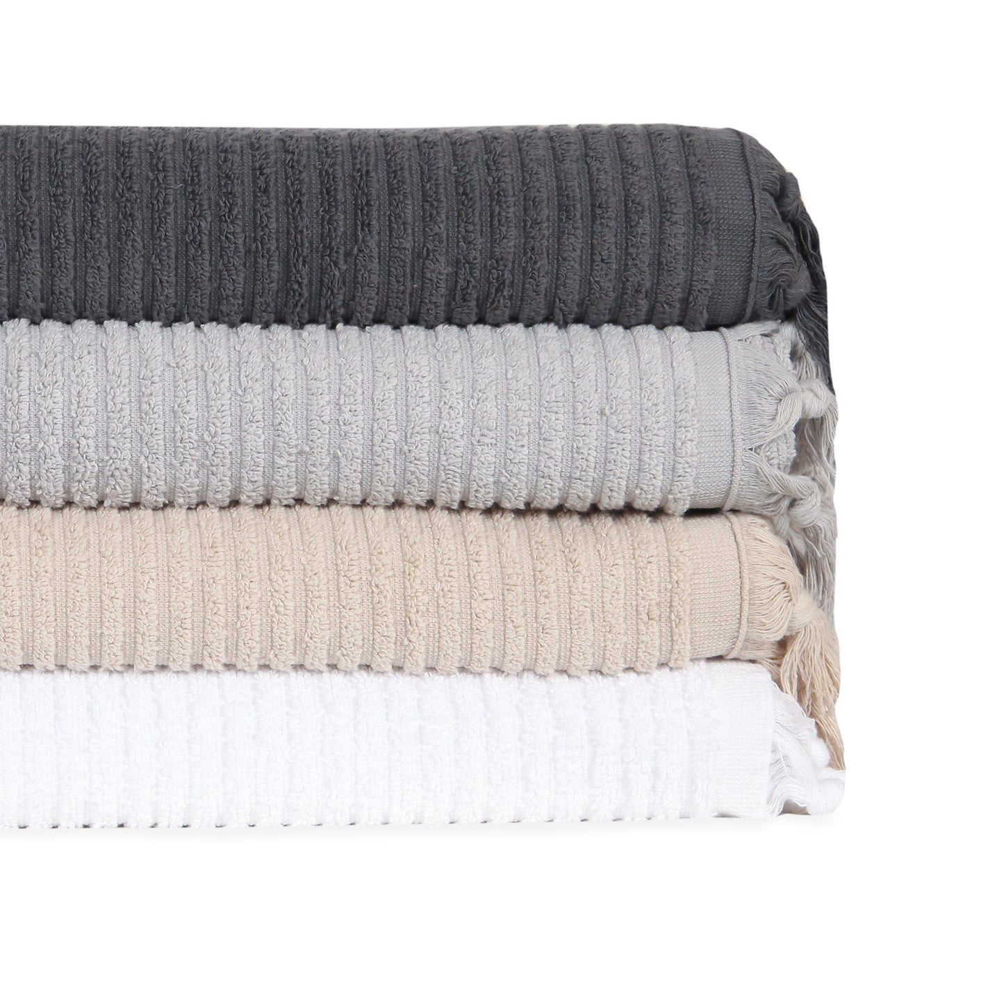 Ribbed Loom Terry Towel Set