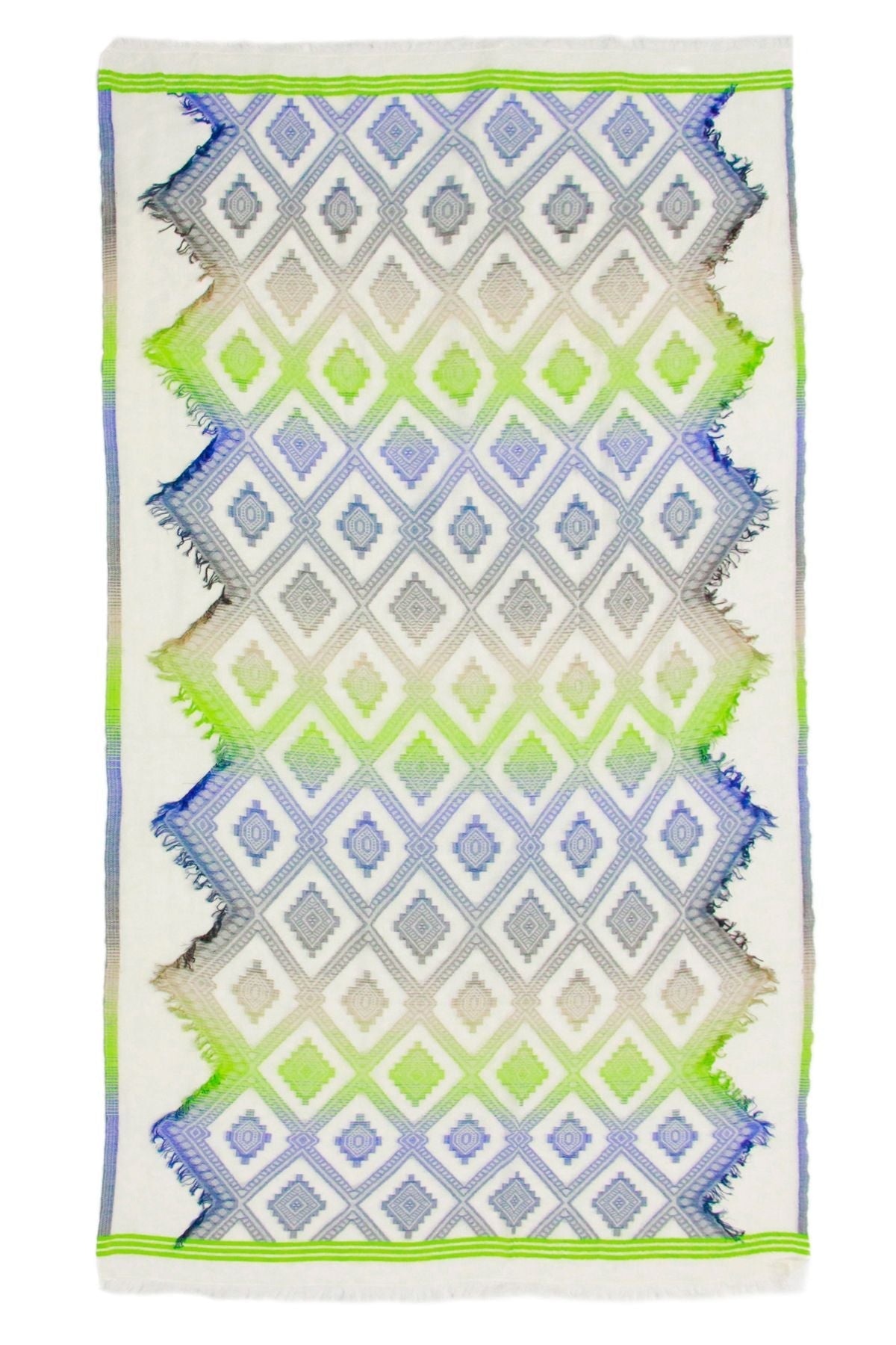 Abstract Tie Dye Diamond Scarf