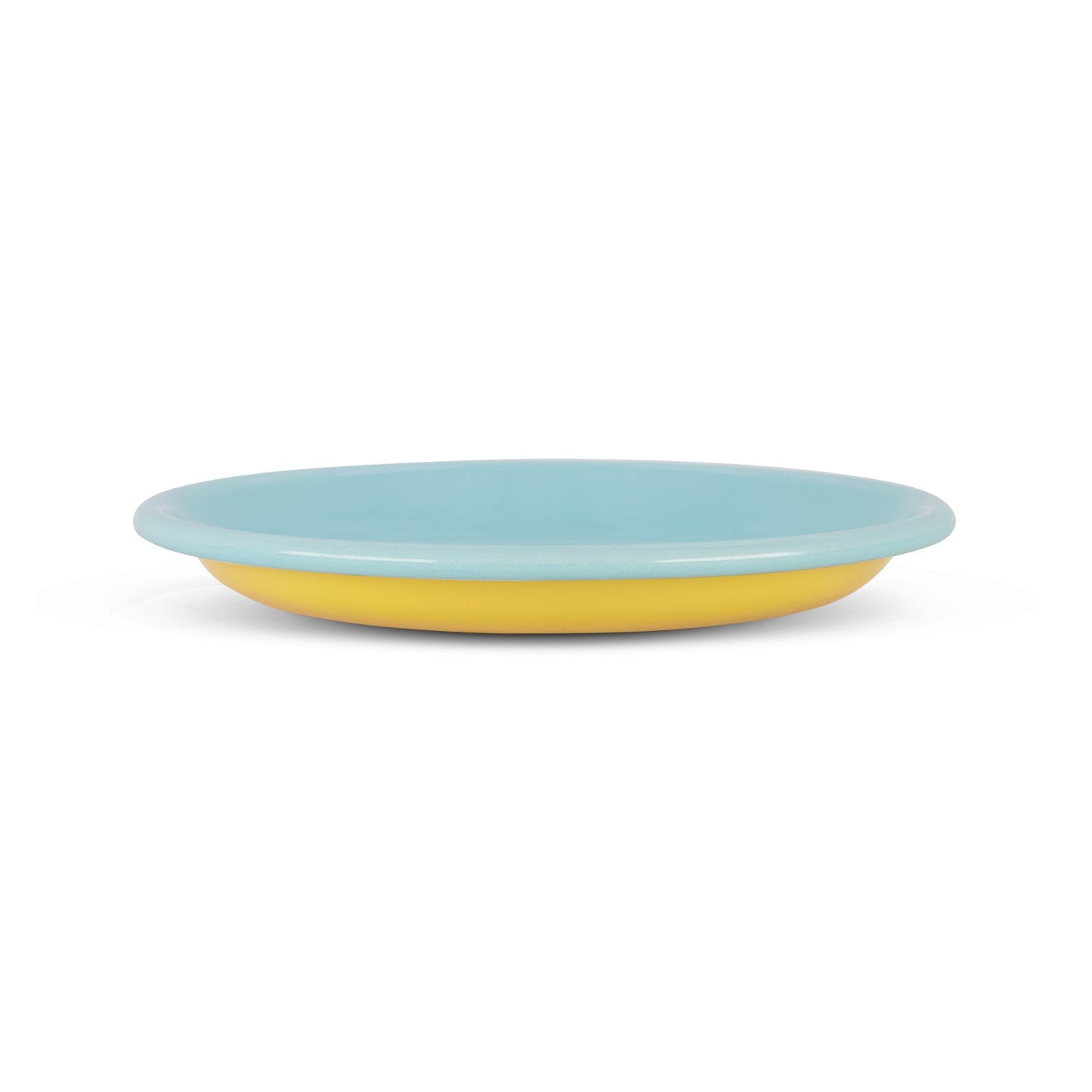 S/4 Enamel Side plate - Two Tone