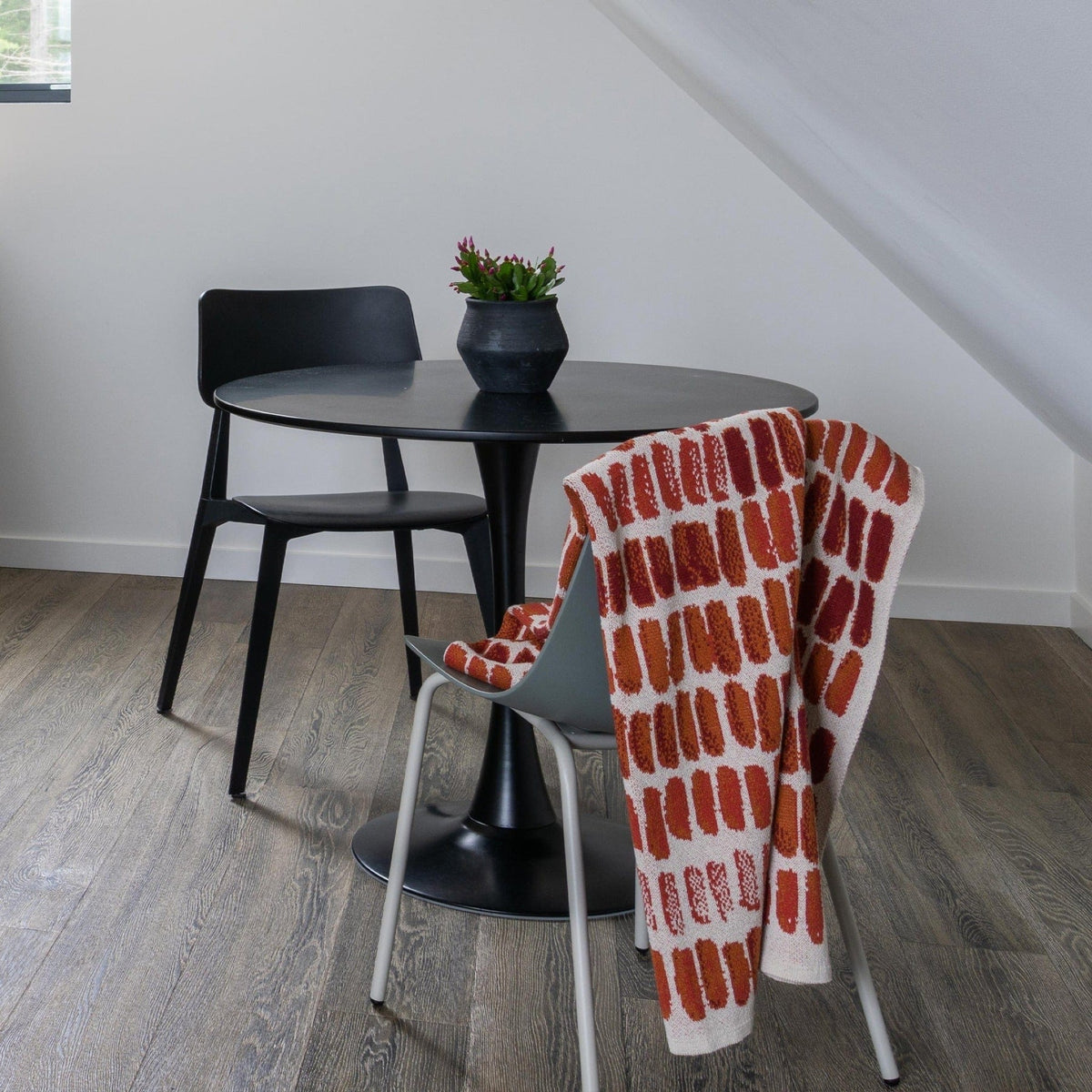 Watercolor by Kelly Harris Smith - Cotton Sustainable Knit Patterned Throw Blanket