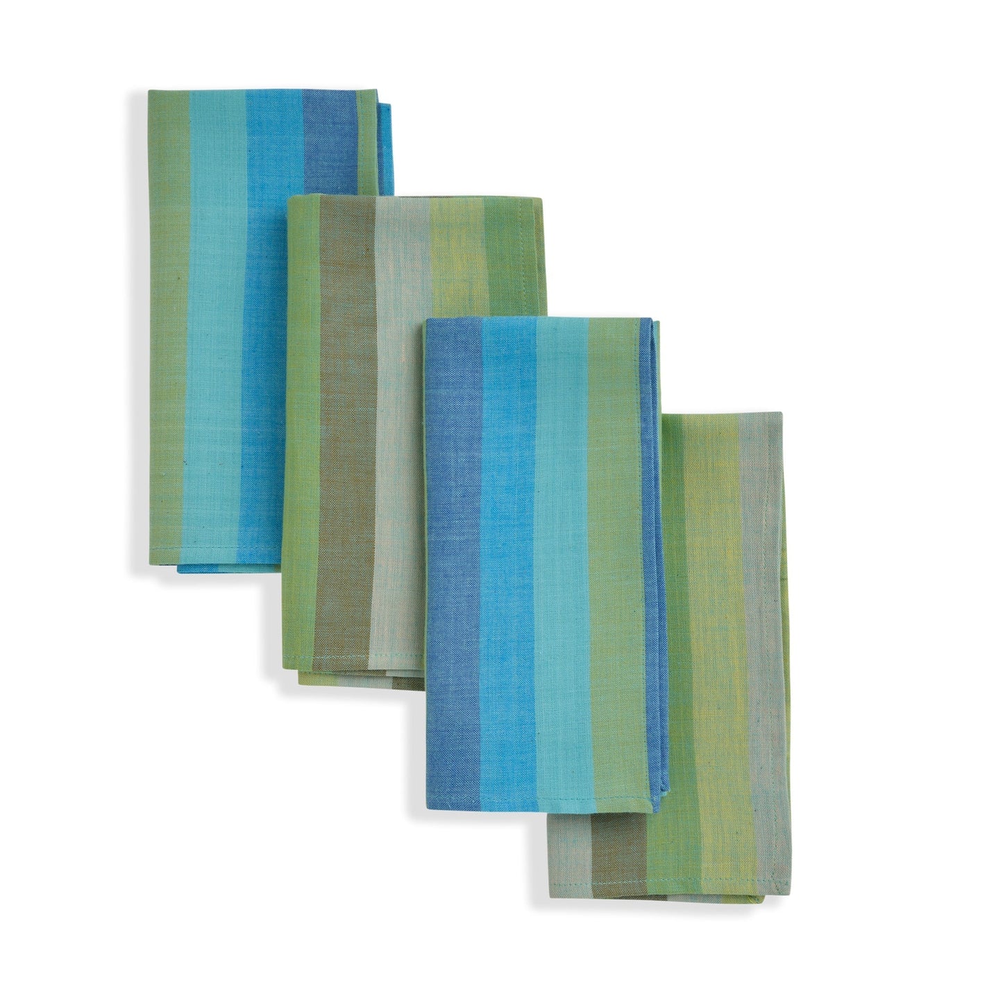 YIN YANG Handwoven Napkins - Set of 4. Cotton - Fair Trade - Artisan Made