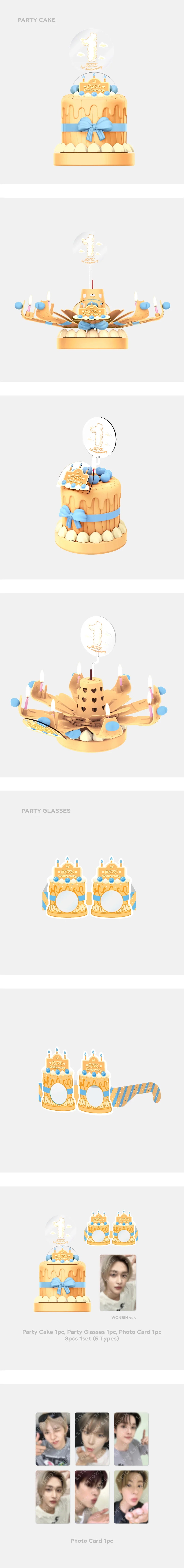 Riize - 1st Anniversary Official MD Party Cake Set - Osadia Concept Store