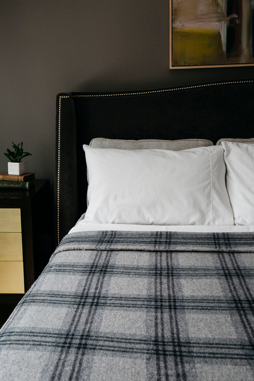 Plaid Merino Wool Blankets