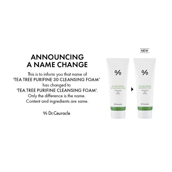 Dr. Ceuracle Tea Tree Purifine Cleansing Foam