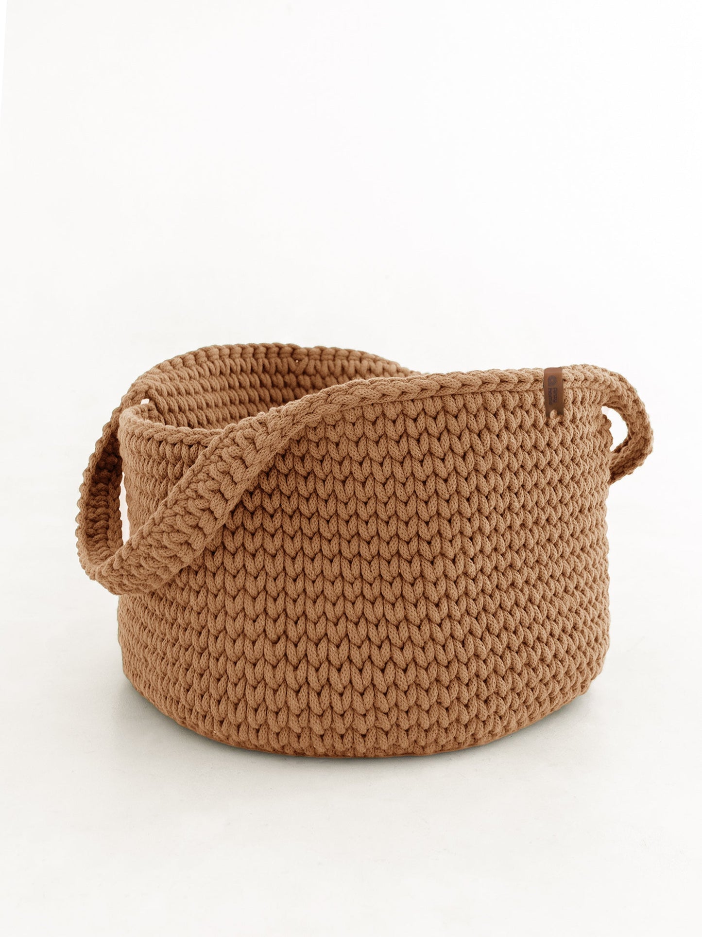Basket Round with Handles