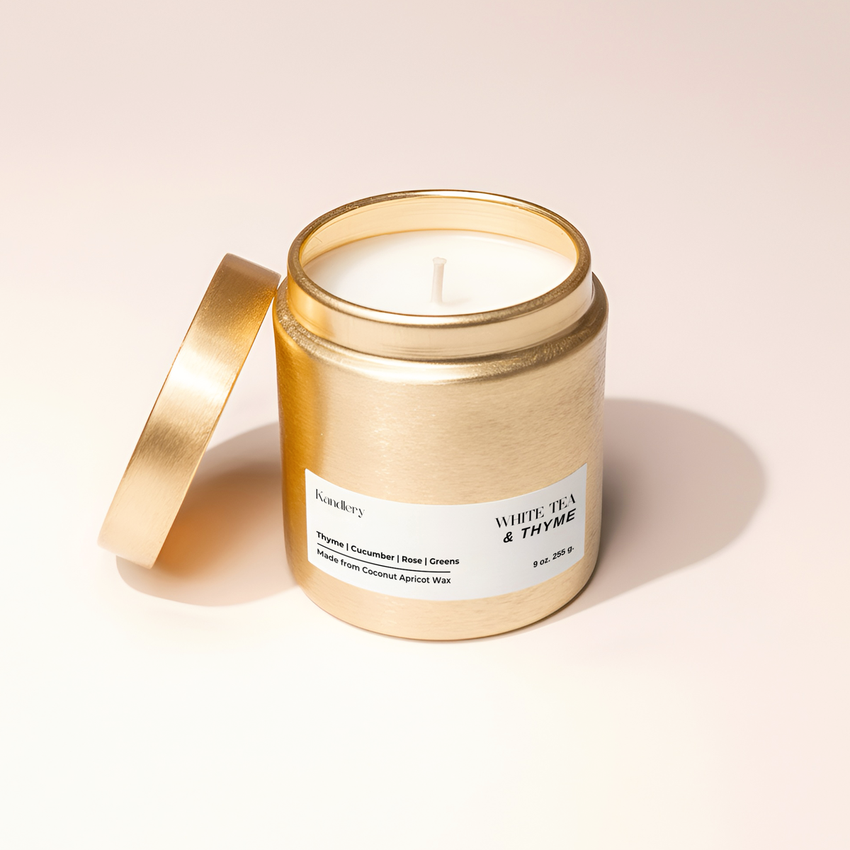White Tea & Thyme | 9 oz Luxury Candle