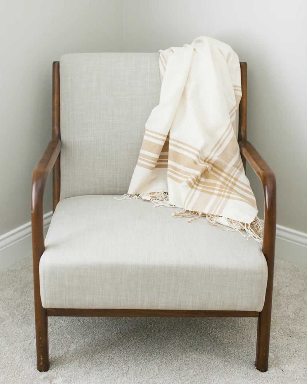 Cabin Hatch Cotton Throw Blanket