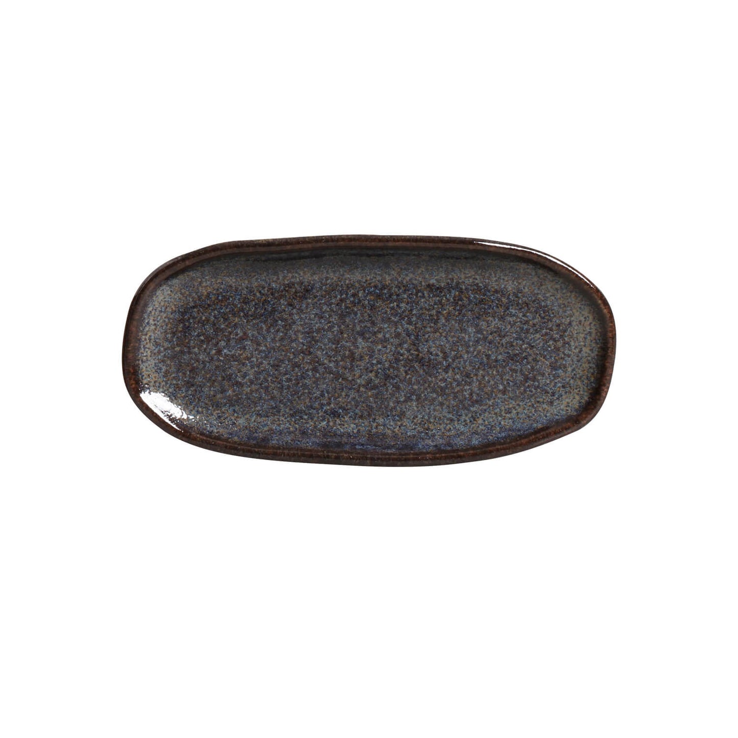 Shallow Organic Oval Platter Mini Set of 4