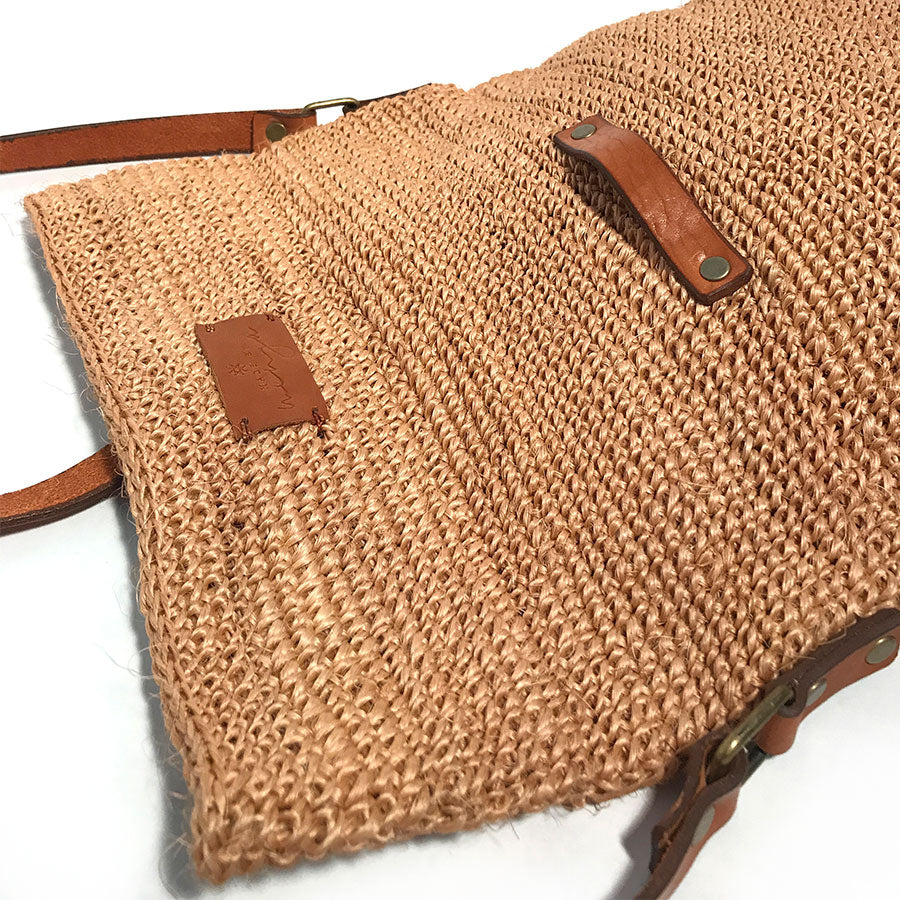 Carmen Woven Crossbody Bag | Natural