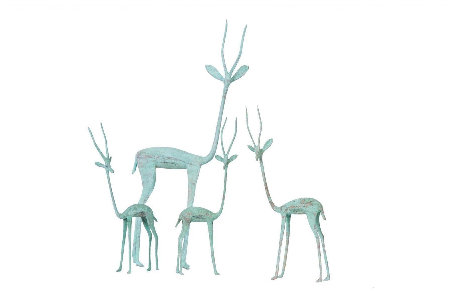 Tuareg Brass Springboks Figurines