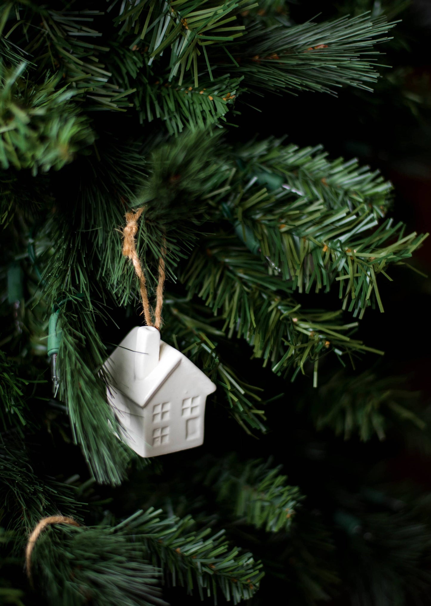 Handmade Porcelain Christmas Ornaments: Mini Bus