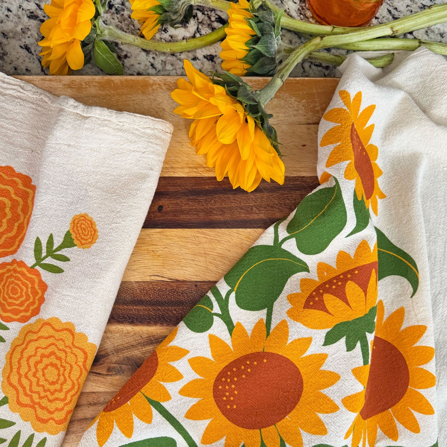 Sunflowers Dish Towel