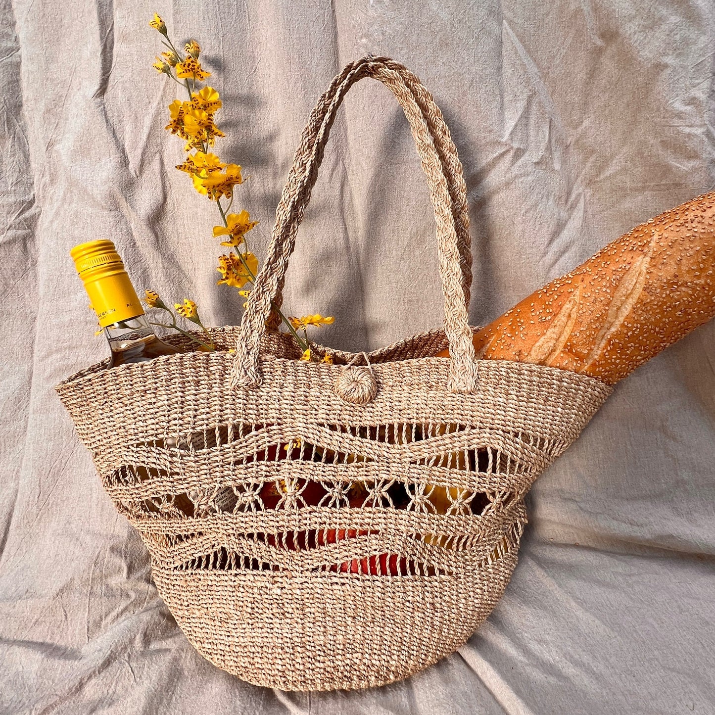 Mira Woven Abaca Market Bag
