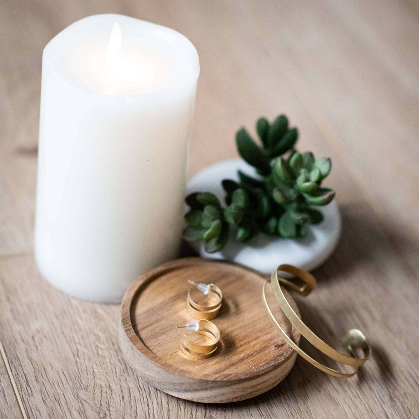 Honor Huggie Earrings