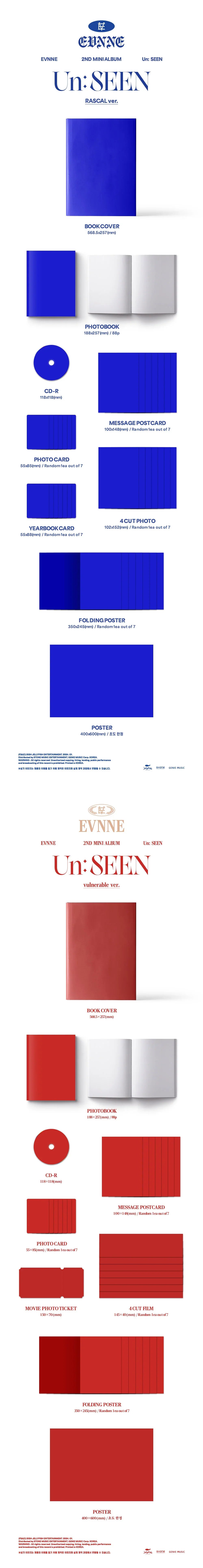 Evnne 2nd Mini Album - Un Seen