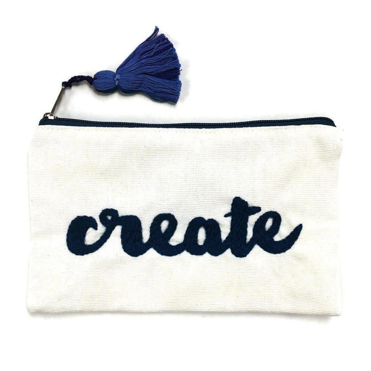 Evolve Embroidered Cosmetic Clutch Bag - Guatemala