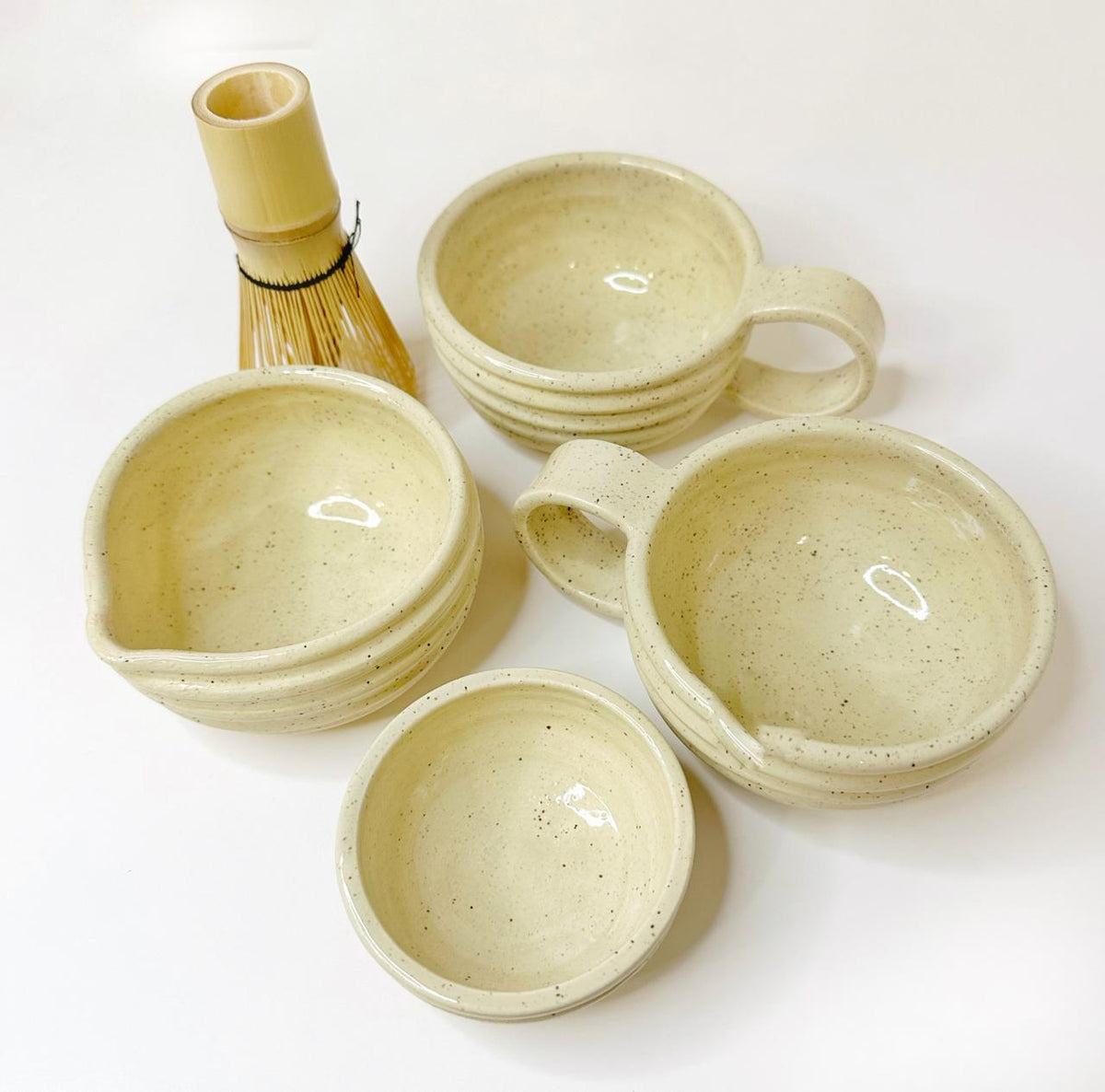 HUNNY MATCHA BOWL SET. Easter Egg (Whisk & Mini Bowl included)