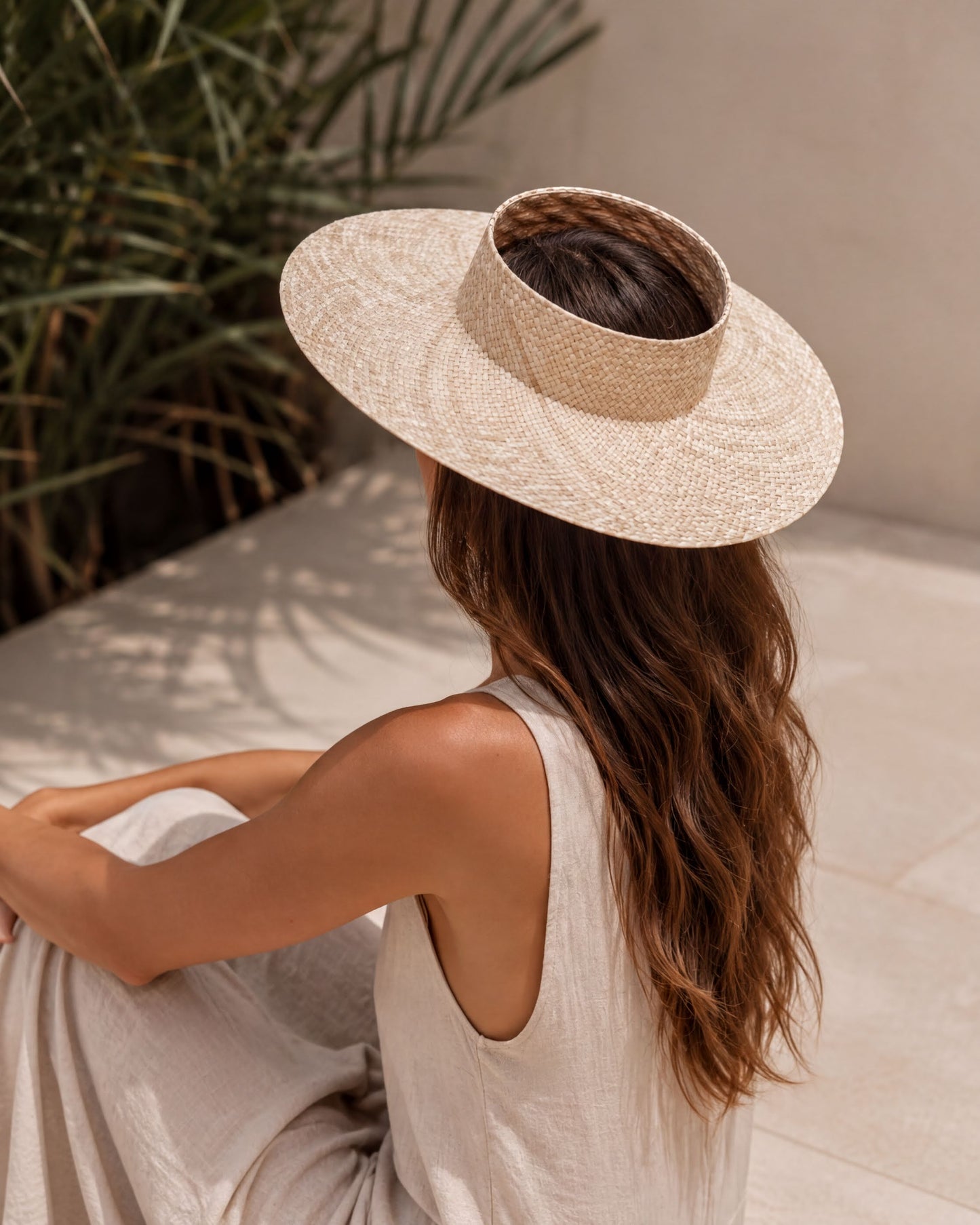 Short-Brimmed Holiday Papale Sun Hat