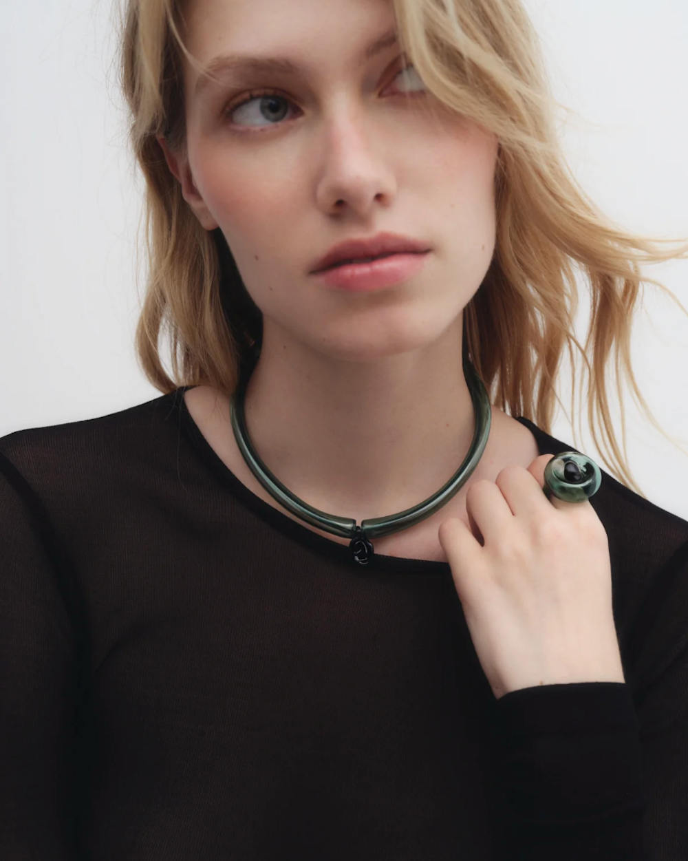 Black Dahlia Necklace