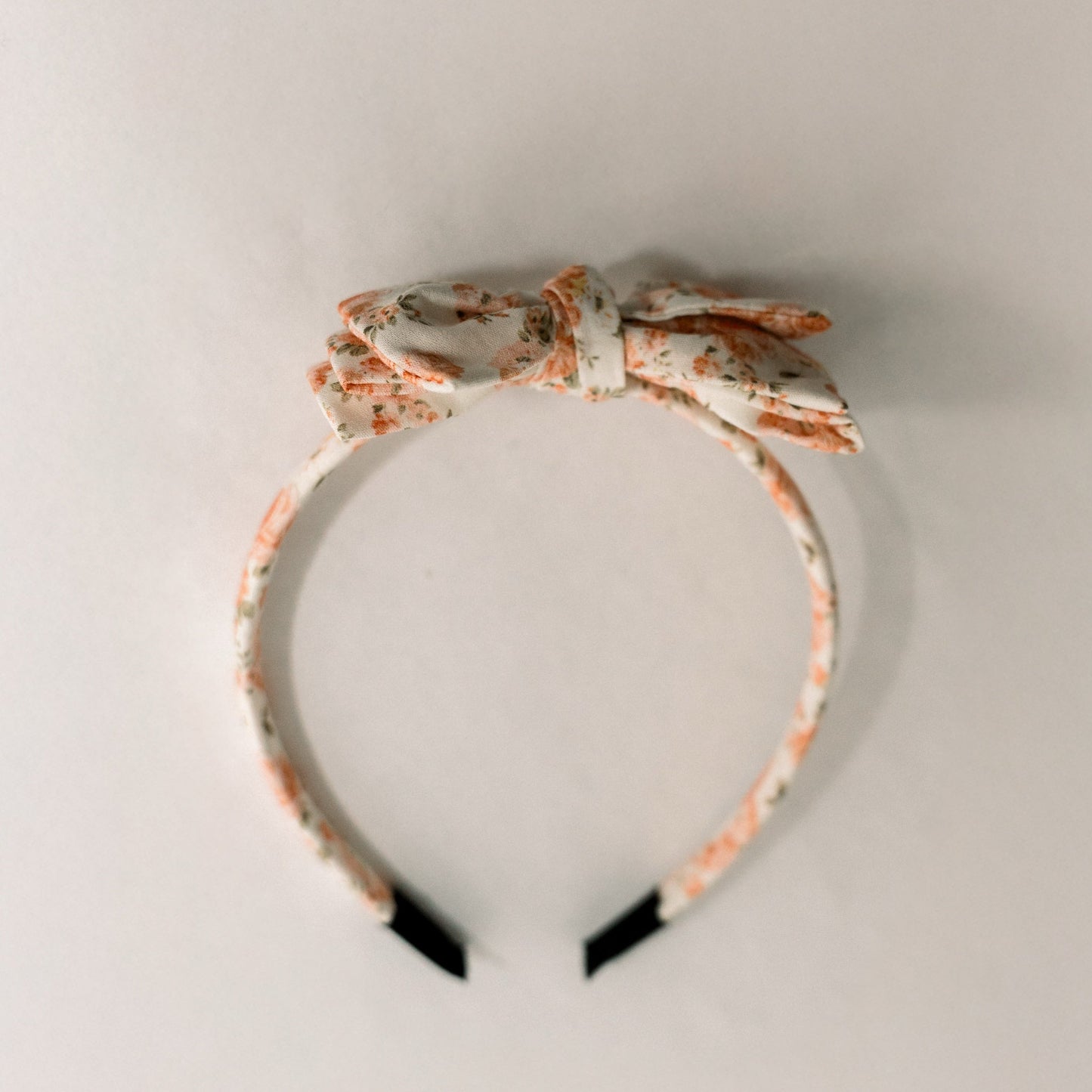 Three Little Bows Headband- Floraisons de corail - Osadia Concept Store