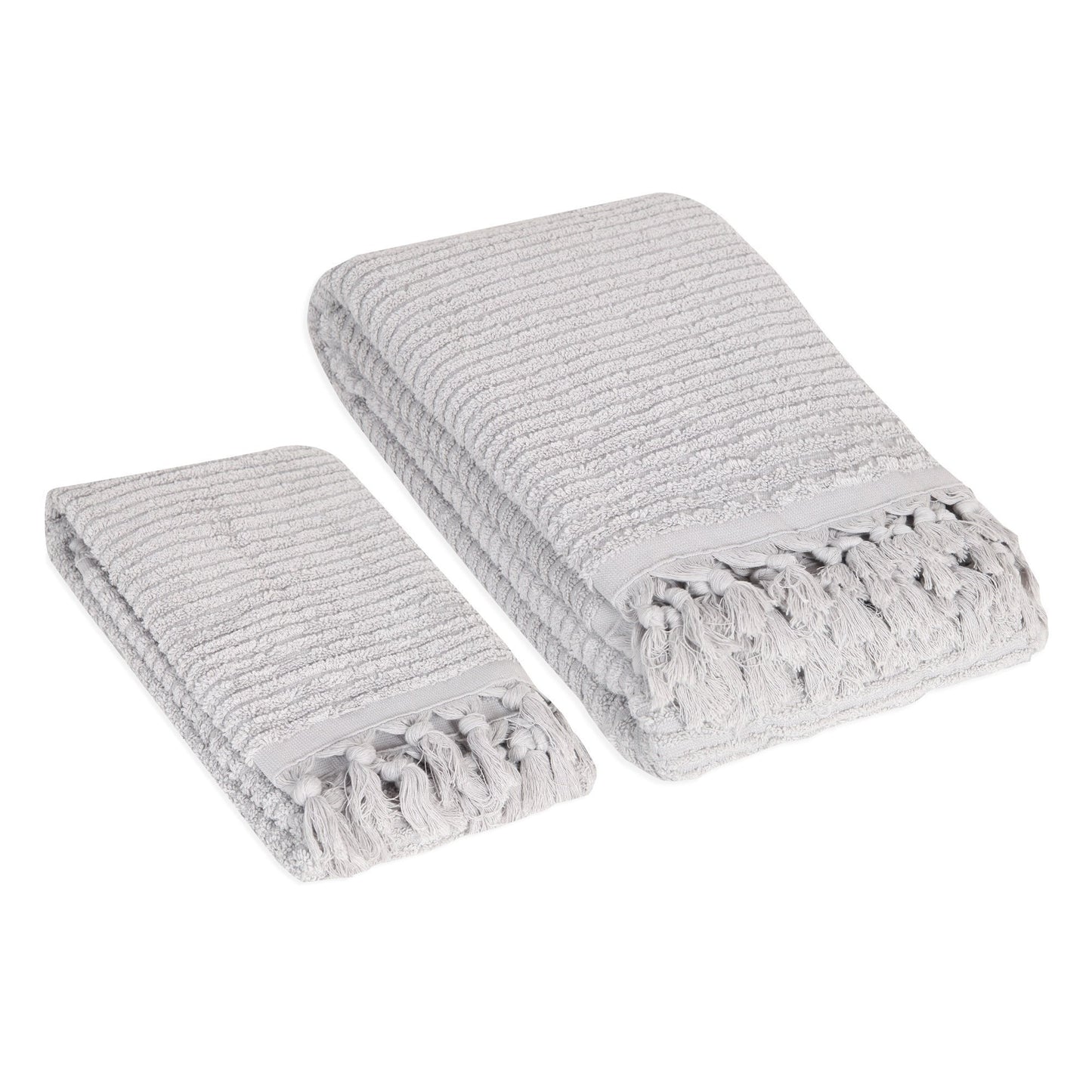 Ribbed Loom Terry Towel Set
