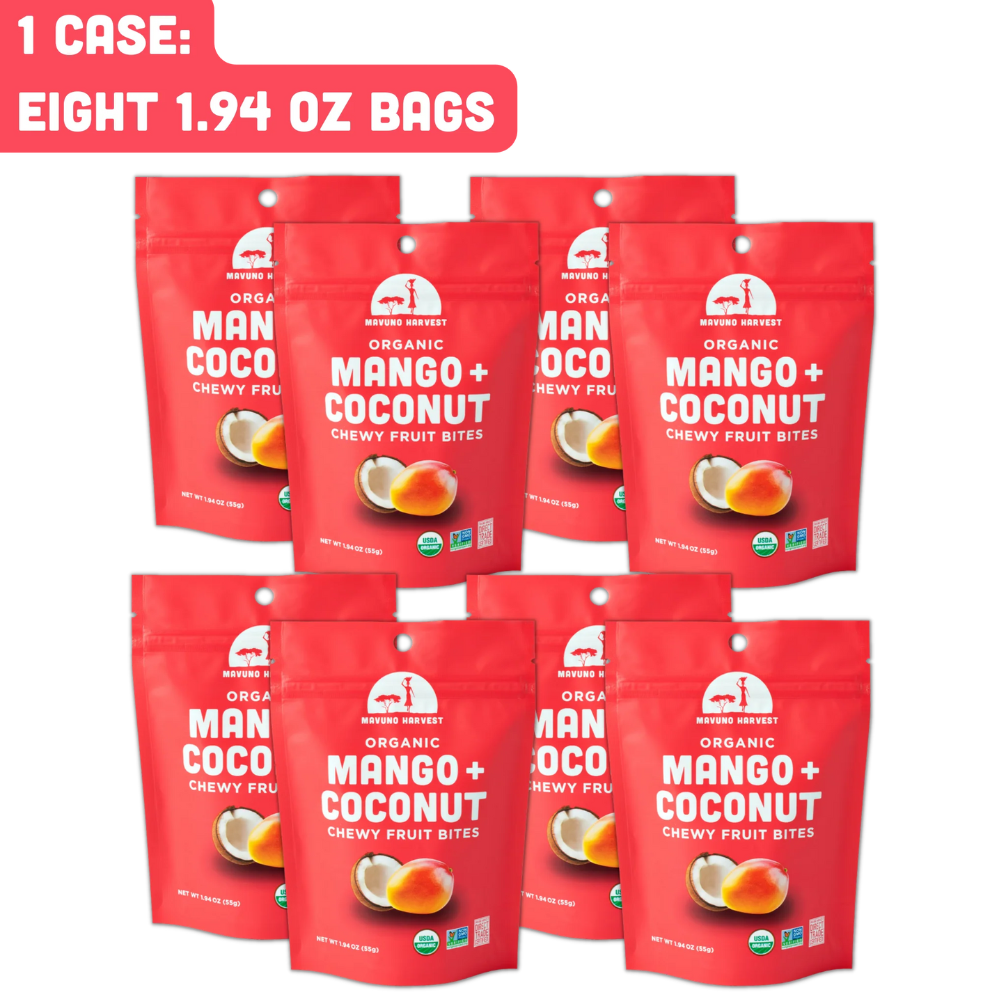 Organic Mango + Coconut Fruit Bites