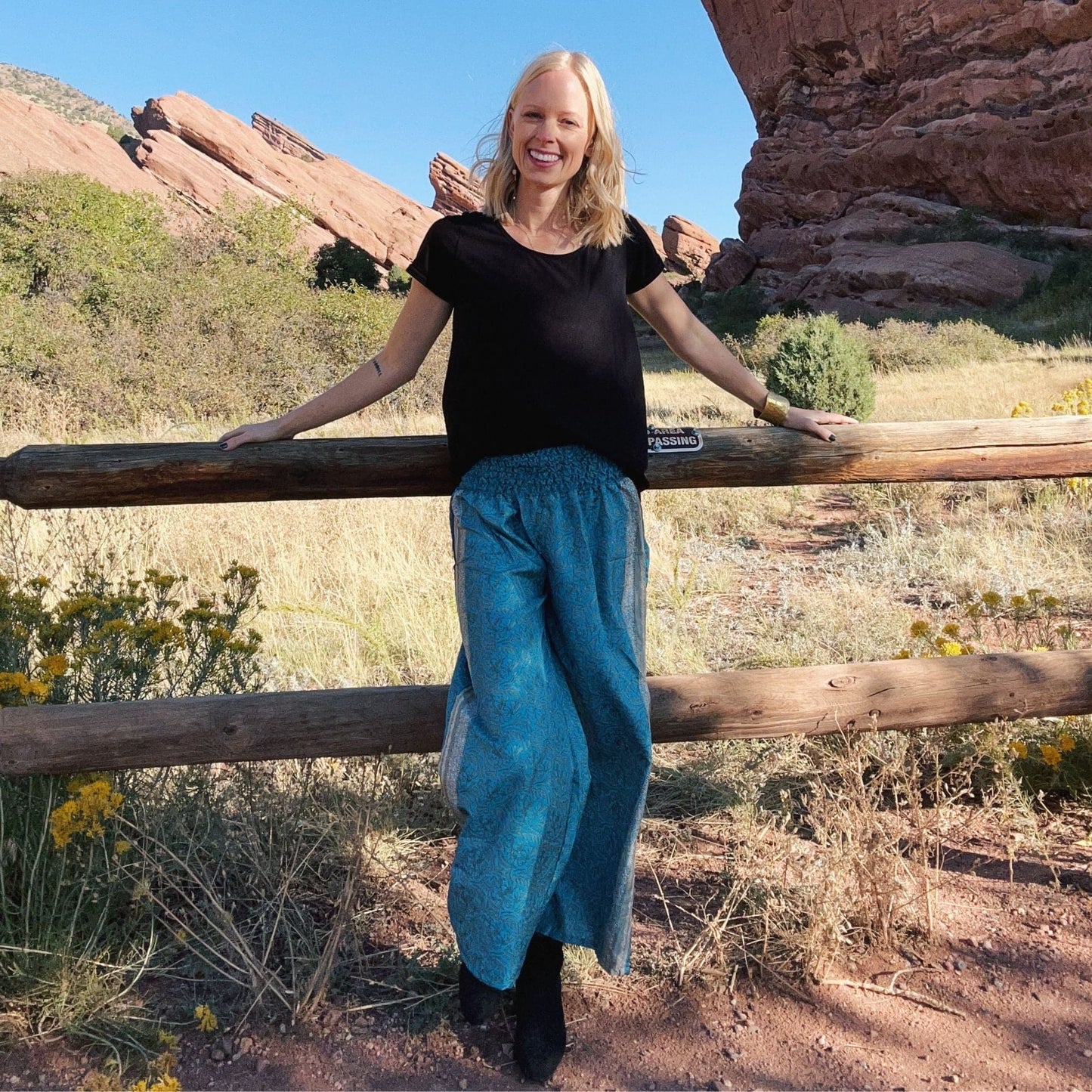 Free Spirit Wide-Leg Palazzo Pants with Pockets