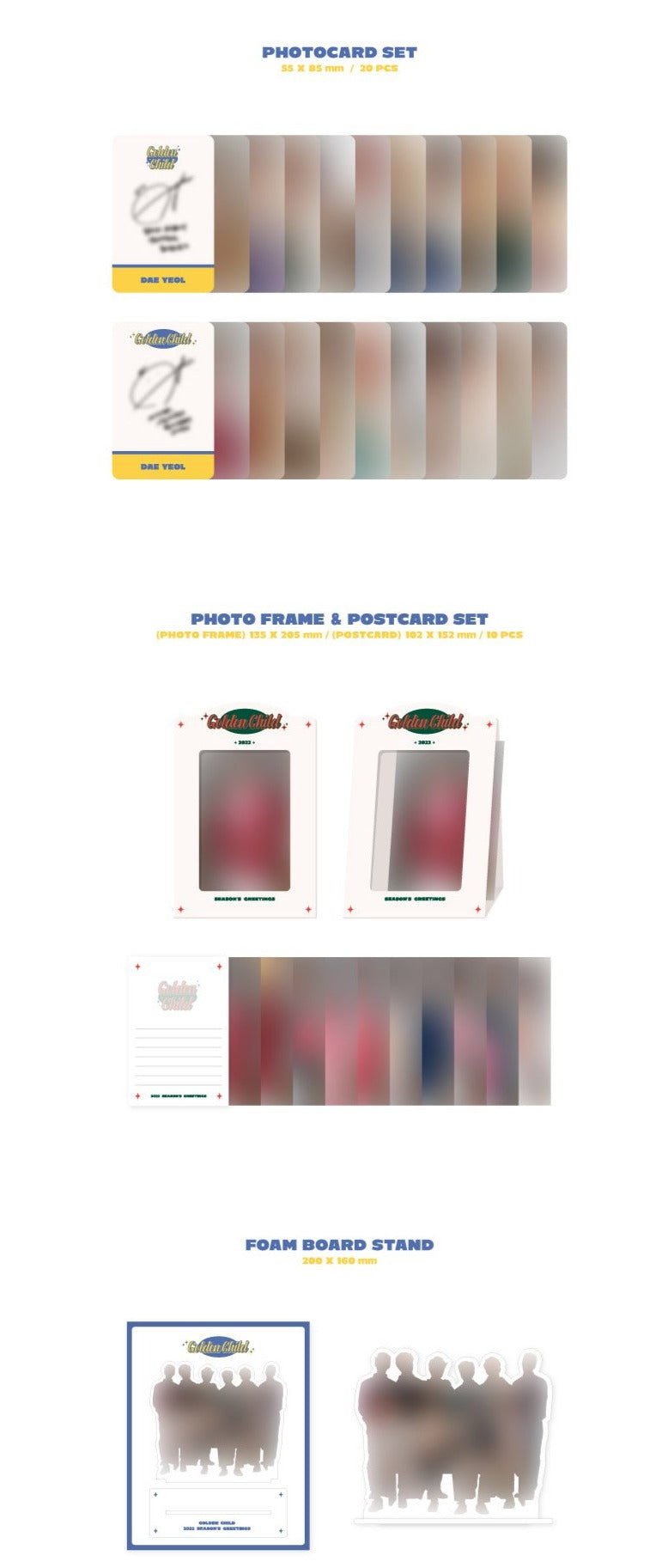 Golden Child 2022 Season's Greetings