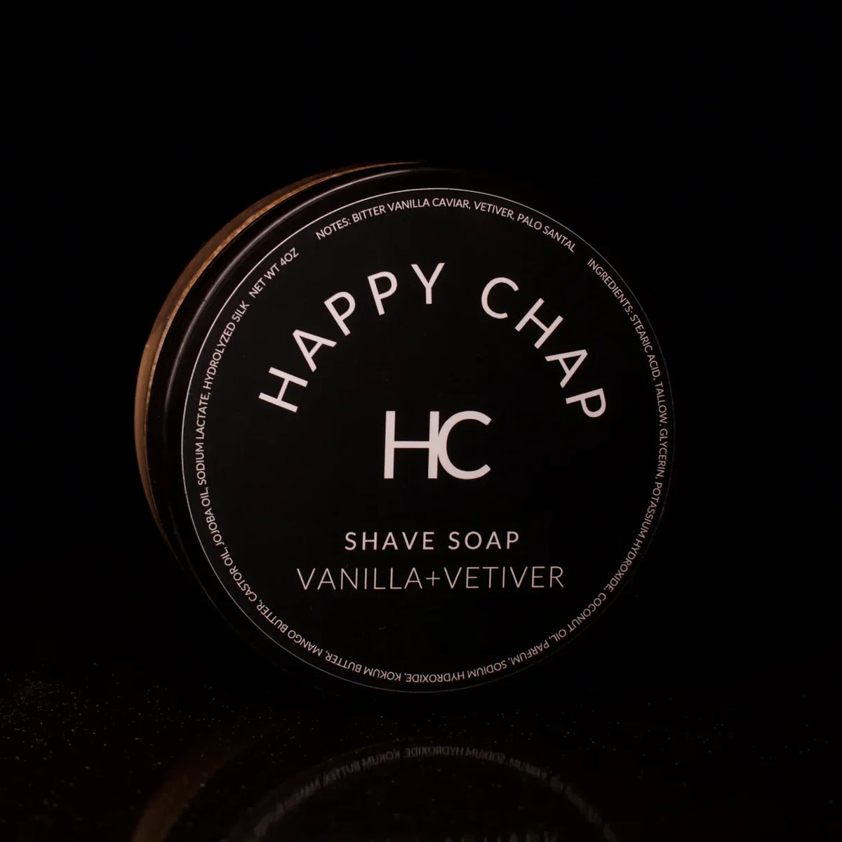 Happy Chap Vanilla + Vetiver Men's Shaving Collection