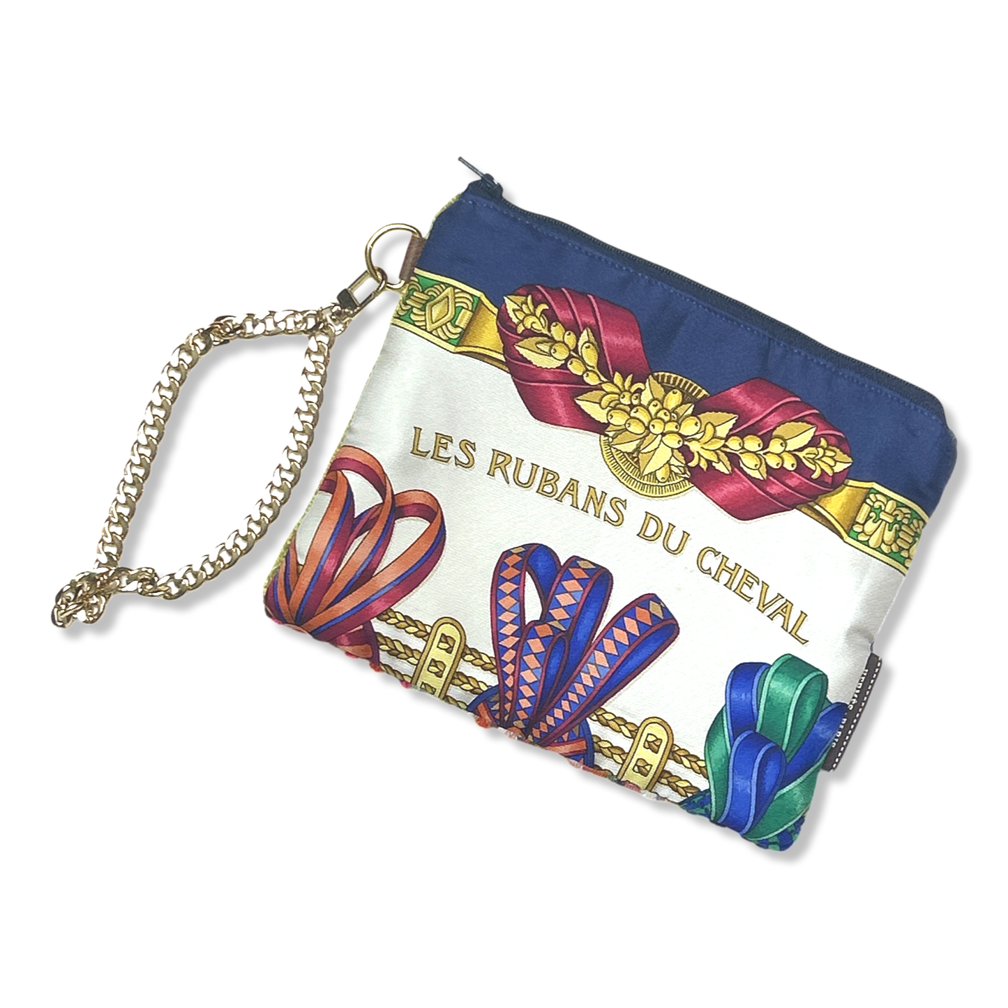 Rubans du Cheval Blanc Vintage Scarf Wristlet Bag