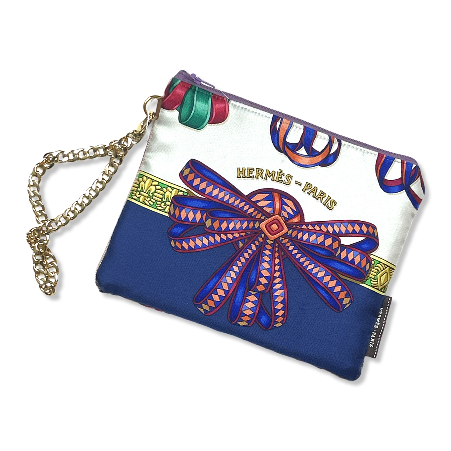 Rubans du Cheval Blanc Vintage Scarf Wristlet Bag
