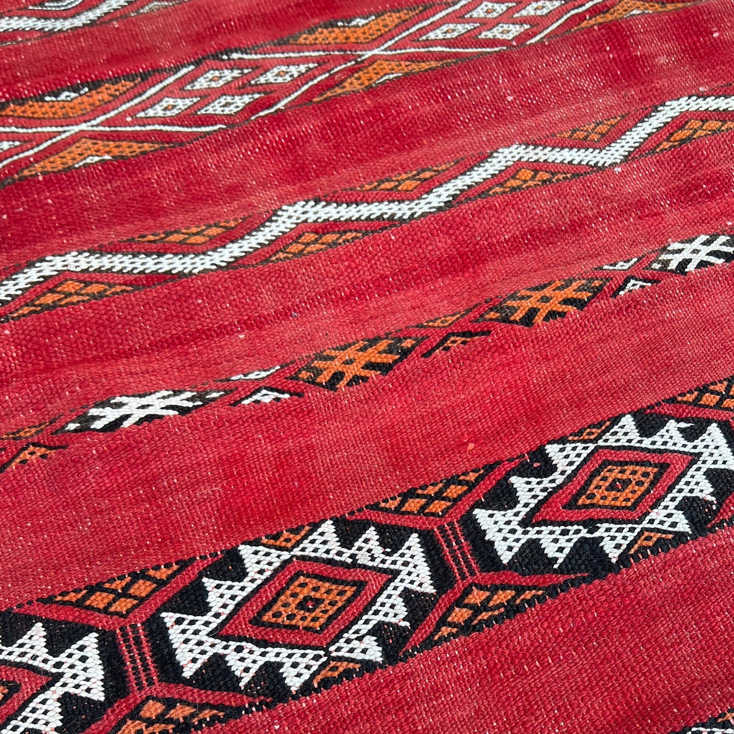 Moha Vintage Moroccan Kilim Rug | 3’3” x 4’2”