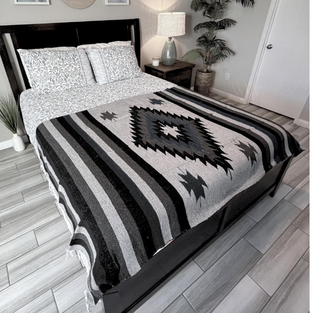 Midnight Mexican Diamond Yoga Blanket