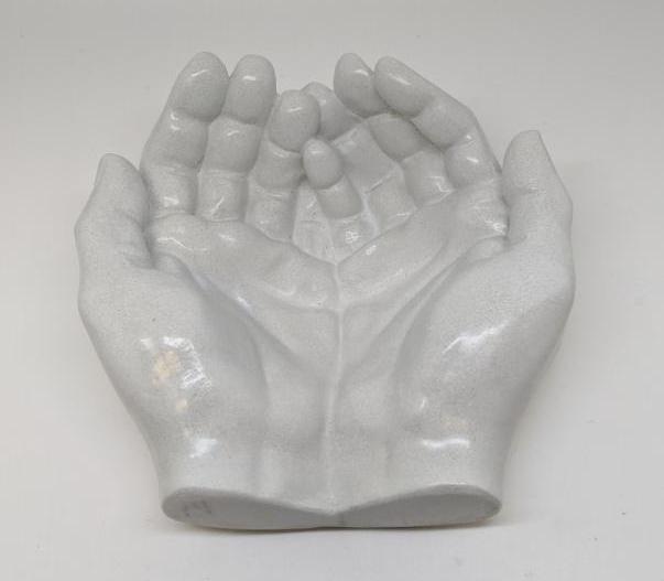 Concrete hands catch all