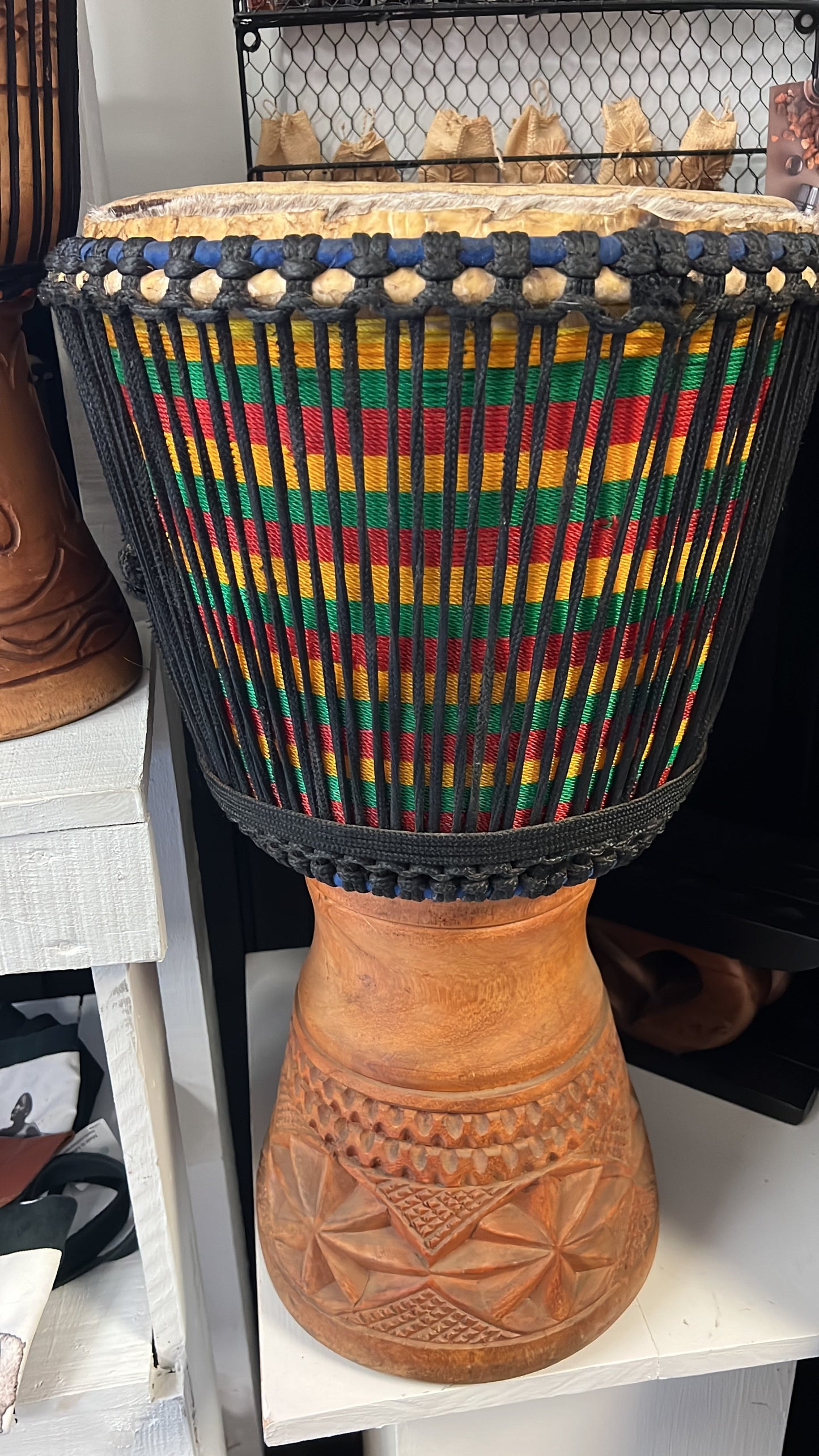 Hand Made Djembe Drum, Made in Ghana