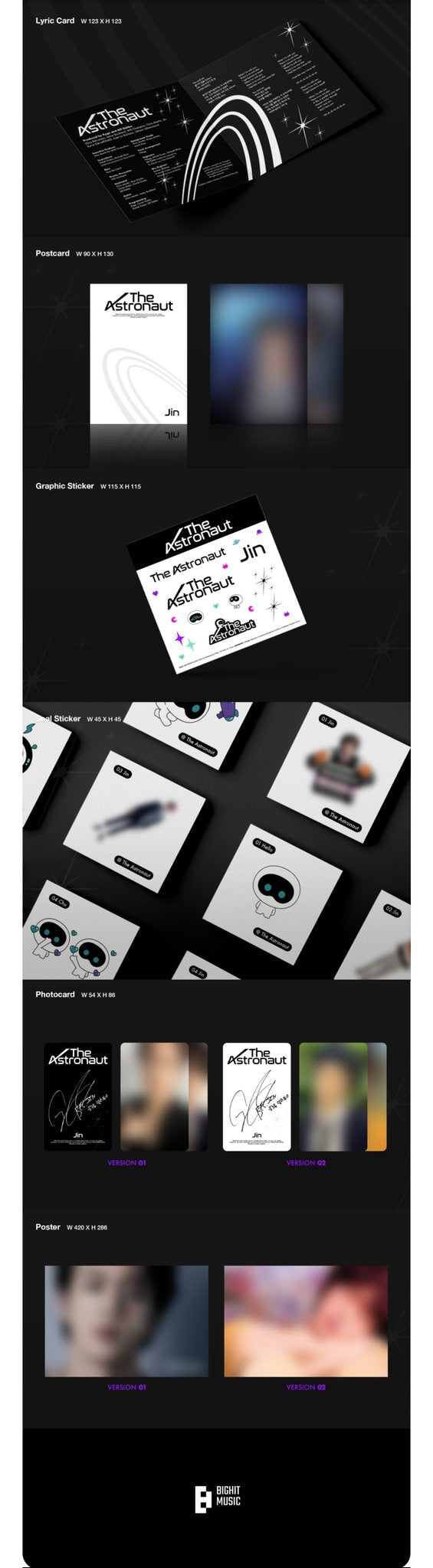 BTS Jin Solo Single Album: The Astronaut