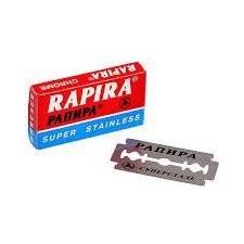 Rapira Chrome Stainless Double Edge Razor Blades - 20x5 Pack