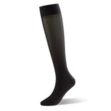 Dr. Comfort Select Sheer 15-20 mmHg Below Knee Compression Stockings - Black (Women's Large)