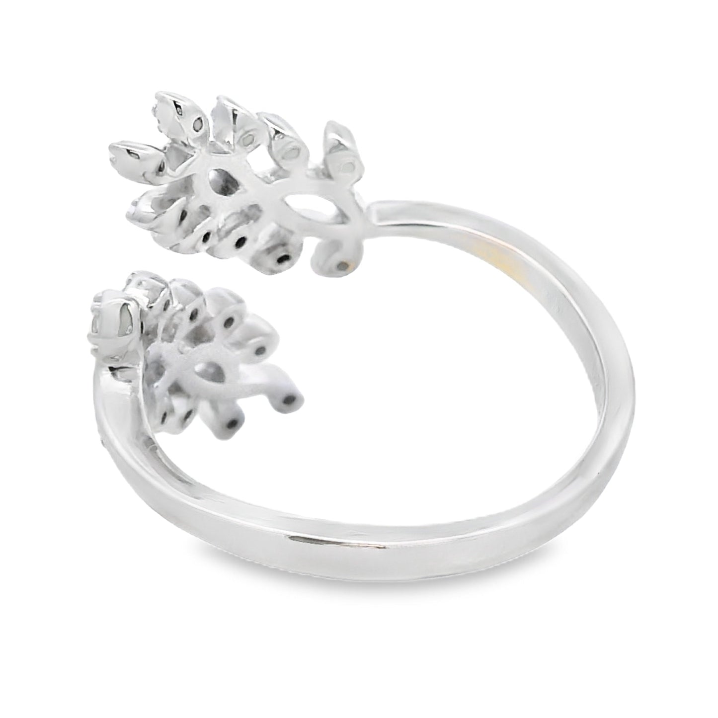 .10ct Diamond Ring Sterling Silver