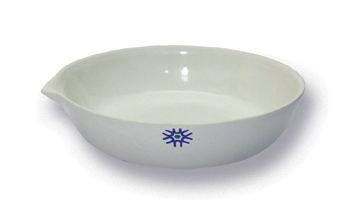 Evaporating Dish, Porcelain