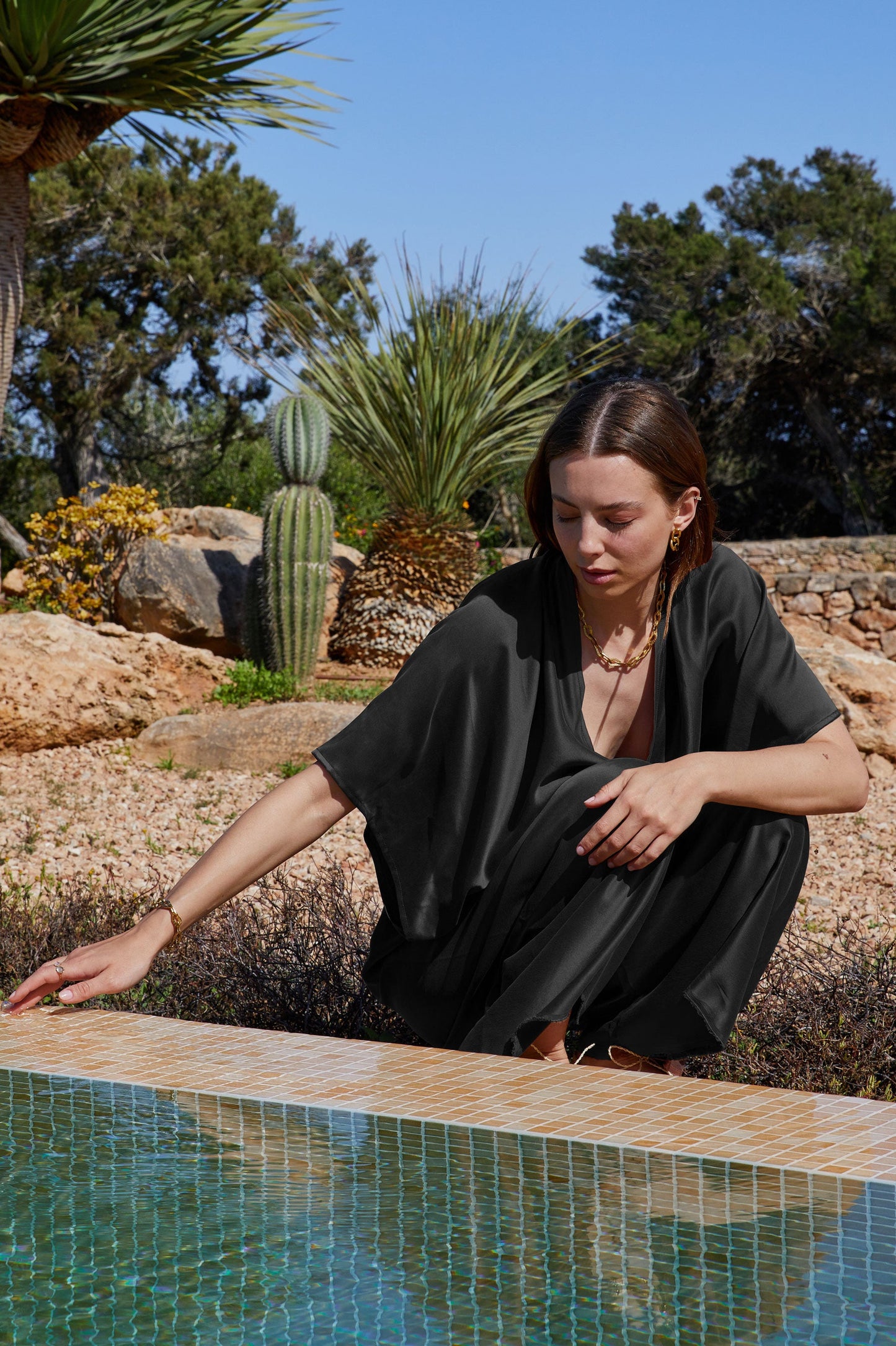 Washed Silk Jumpsuit