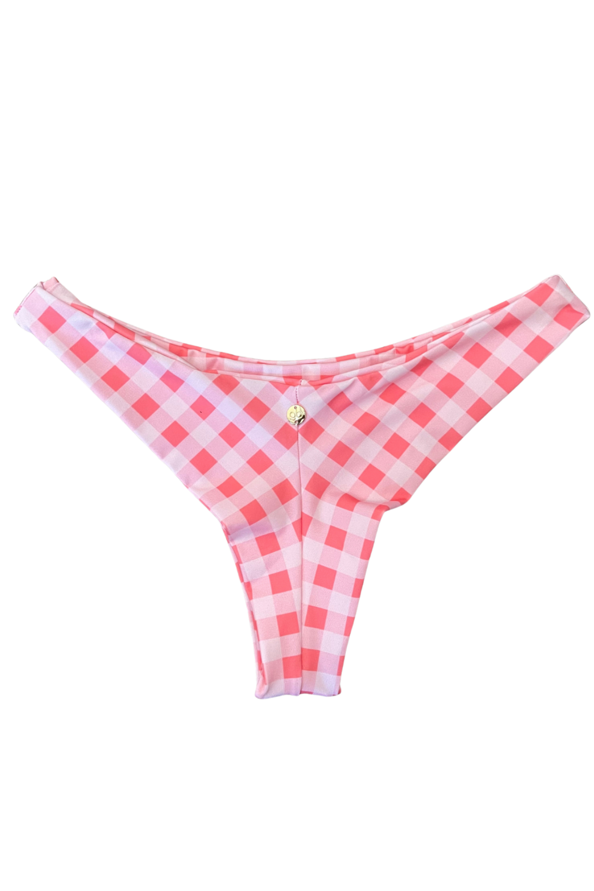 KYLIE GINGHAM Brazilian Bikini Bottoms