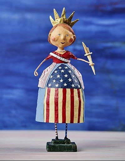 Lady Liberty Patriotic Lori Mitchell Collectible Figurine - Osadia Concept Store