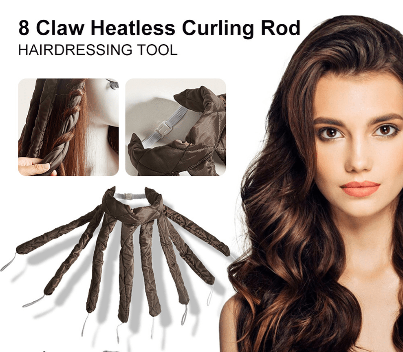 Lazy Hairband Octopus Curling Iron – Heatless Styling for Effortless Elegance - Osadia Concept Store