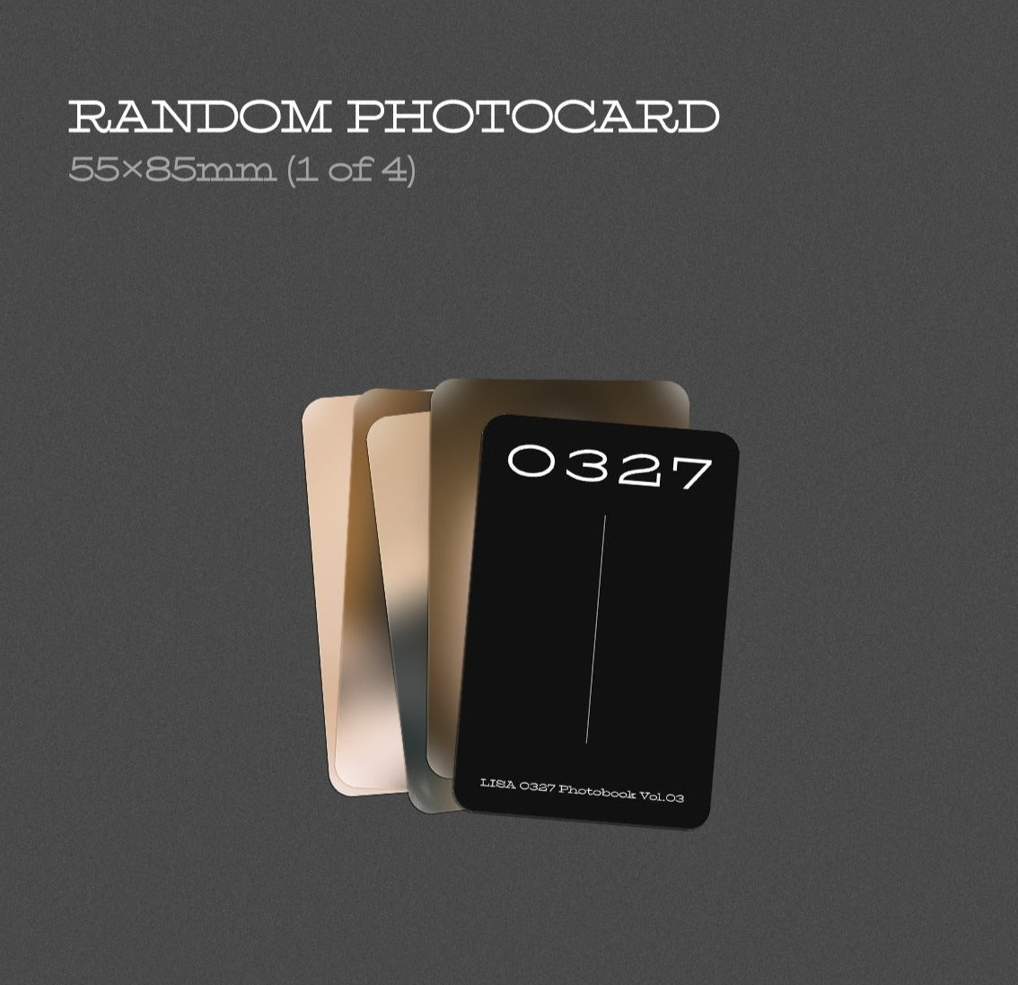 BLACKPINK Lisa - 0327 Photobook Vol.03