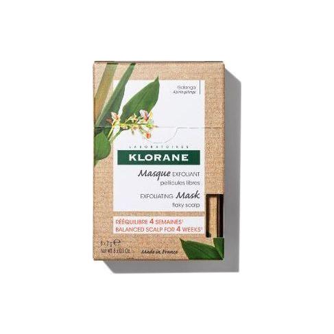 Klorane Flaky Scalp Exfoliating Mask 8x3g