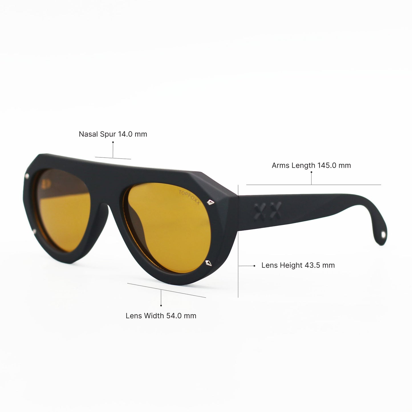 Vega Shield - Matte Black & Yellow