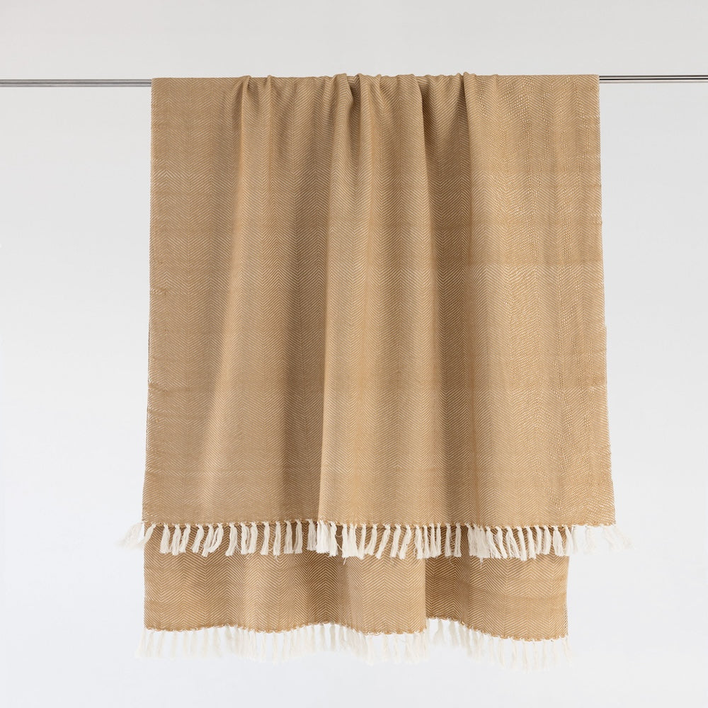 Mechot Handwoven Ethiopian Cotton Throw Blanket